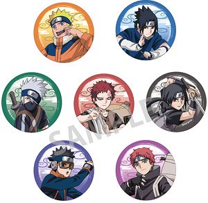 Naruto Trading Can Badge (Set of 7) (Anime Toy)
