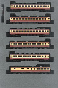 Series 475 Ordinary Express `Tateyama, Yunokuni` Six Car Additional Set (Add-On 6-Car Set) (Model Train)