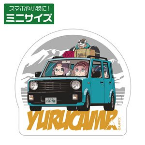 [Laid-Back Camp] Car Mini Sticker (Anime Toy)