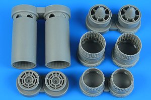 F-4B/N/C/D Phantom Ii Exhaust Nozzles (Zoukei Mura) (Plastic model)