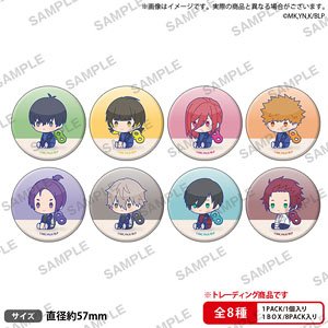 Blue Lock Petatto Nejimaki Trading Can Badge (Set of 8) (Anime Toy)