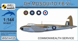 DH Mosquito FB.VI `Commonwealth Service` (Plastic model)