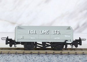 (OO-9) RNAD Rebuilt Open Wagon `ICI Buxton Lime` (Model Train)