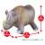 Adventure Continent Ania Kingdom Air Figure Cyrus (Great Indian Rhinoceros) (Animal Figure) Other picture1