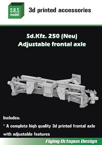 Sd.Kfz.250 (Neu) 可動式フロントアクスル (ドラゴン/ダスヴェルク用) (プラモデル)