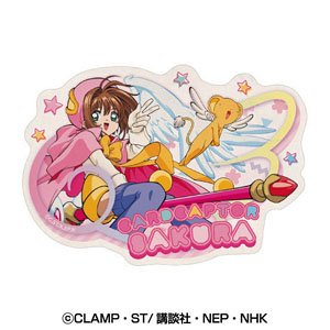 Cardcaptor Sakura Travel Sticker (3) Sakura Kinomoto (Fly) (Anime Toy)