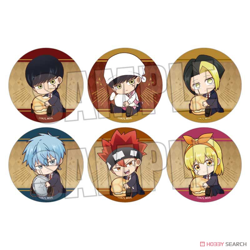 トレーディング缶バッジ マッシュル-MASHLE- ぎゅぎゅっと (6個セット) (キャラクターグッズ) 商品画像1