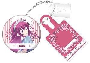 女神のカフェテラス 缶バッジイーゼルキーホルダー 幕澤桜花 (キャラクターグッズ)