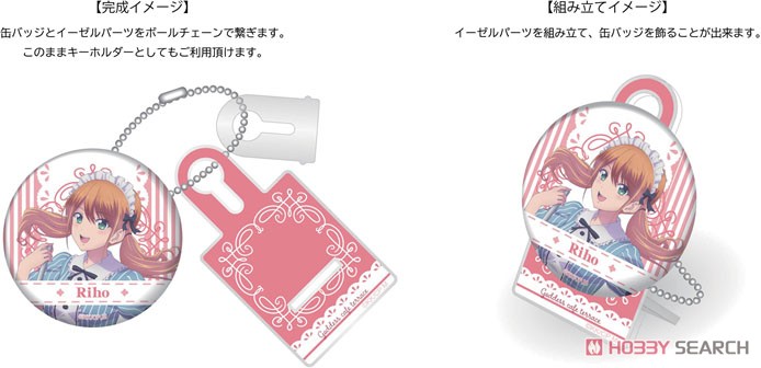 女神のカフェテラス 缶バッジイーゼルキーホルダー 小野白菊 (キャラクターグッズ) その他の画像1