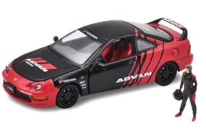ホンダ インテグラ TYPE-R DC2 US ADVAN (北米仕様クラムシェルパッケージ) (ミニカー)