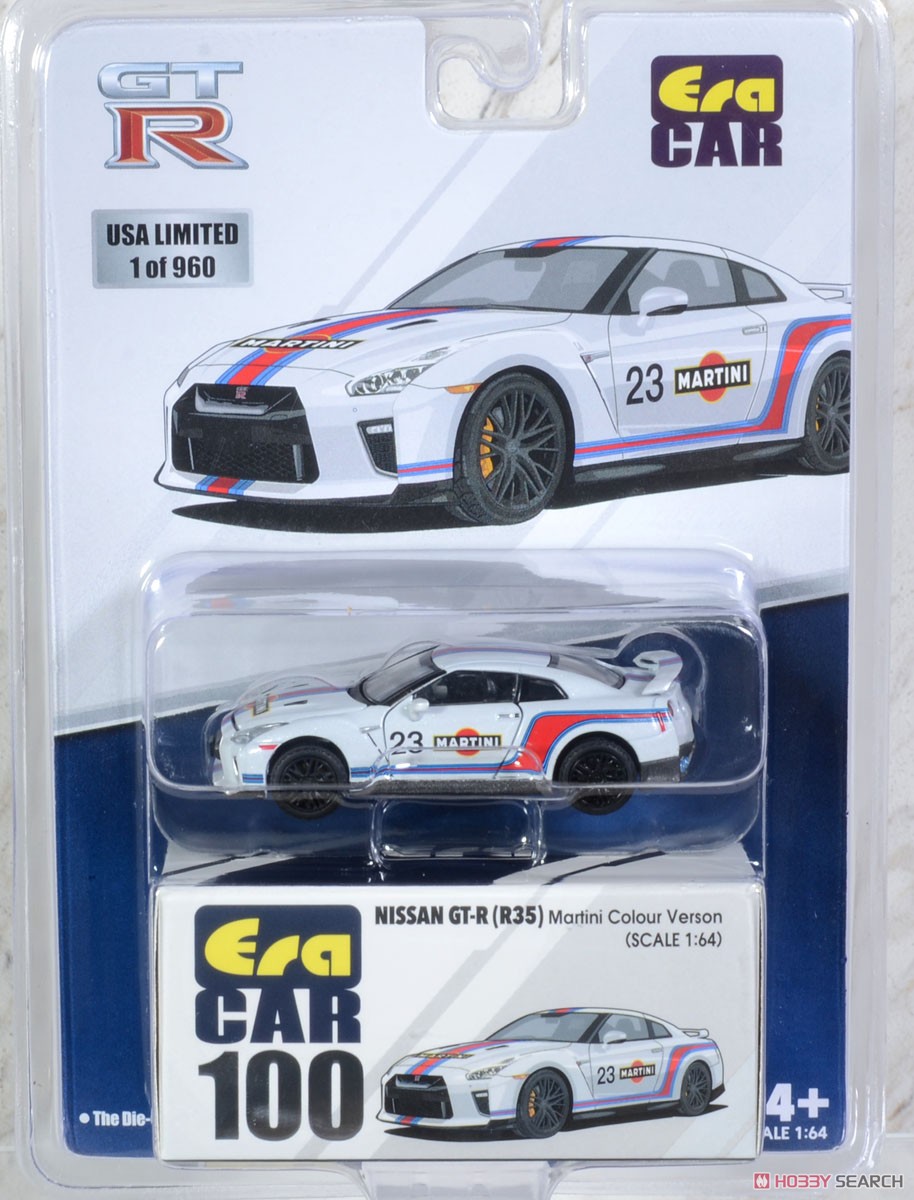 ニッサン GT-R (R35) MARTINI (北米仕様クラムシェルパッケージ) (ミニカー) パッケージ2