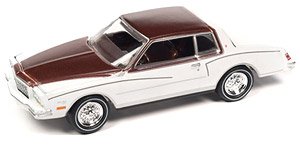 1980 Chevy Monte Carlo Gloss White / Claret (Diecast Car)