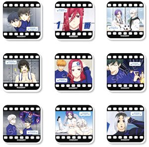 Blue Lock Scene Picture Stamp Style Acrylic Magnet (Set of 9) (Anime Toy)