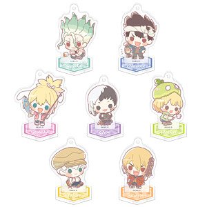 Dr.STONE トレーディングアクリルスタンドキーホルダー (7個セット) (キャラクターグッズ)