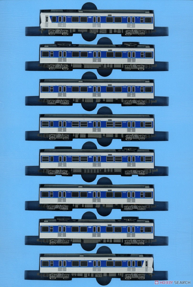 Hokuso Railway Type 7000 7004 Formation Eight Car Set (8-Car Set) (Model Train) 商品画像1