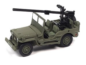 ゴジラ vs メガロ 1973 ウィリス ジープ MB 防衛隊 オリーブドラブ (ミニカー)