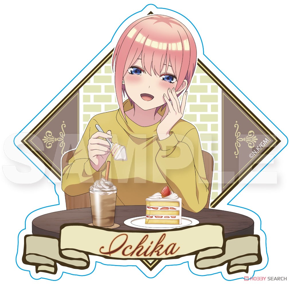 映画 五等分の花嫁 ダイカットステッカー 中野一花 ランチデートver. (キャラクターグッズ) 商品画像1