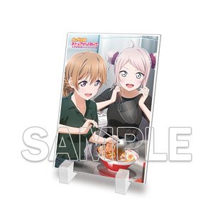 『ラブライブ！虹ヶ咲学園スクールアイドル同好会』 ミニアクリルプレート 彼方＆嵐珠 [2] (キャラクターグッズ)