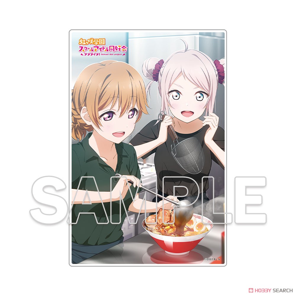 『ラブライブ！虹ヶ咲学園スクールアイドル同好会』 ミニアクリルプレート 彼方＆嵐珠 [2] (キャラクターグッズ) 商品画像2