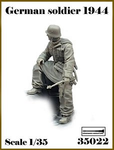 WWII ドイツ軍兵士1944＃1 (1体入) (プラモデル)