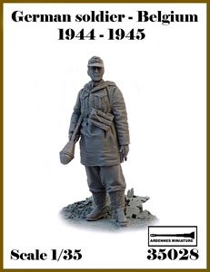 WWII ドイツ ベルギーの戦い1944-1945＃1 パンツァーファウストを持つ兵士 (1体入) (プラモデル)