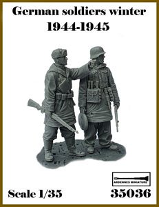 WWII ドイツ 冬季装備の兵士1944-1945＃3 戦闘工兵セット (2体入) (プラモデル)