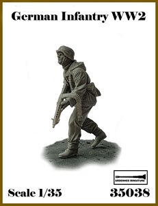 WWII ドイツ軍歩兵＃2 MG42を持つ兵士 (1体入) (プラモデル)