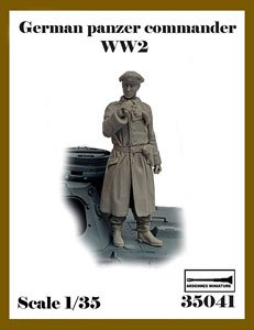 WWII ドイツ 大戦初期の戦車兵＃2 双眼鏡を持つ戦車指揮官 (1体入) (プラモデル)