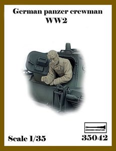 WWII ドイツ 大戦初期の戦車兵＃3 身を乗り出す戦車兵 (1体入) (プラモデル)