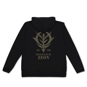 Mobile Suit Gundam Principality of ZEON Thin Dry Parka Black M (Anime Toy)