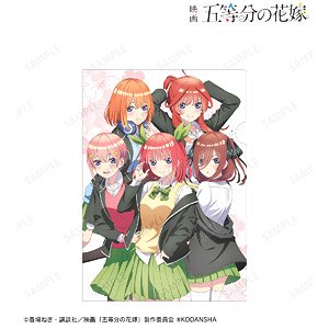 映画『五等分の花嫁』 描き下ろしイラスト 集合 衣装交換ver. クリアファイル (キャラクターグッズ)