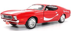1971 Ford Mustang Sports Roof `Coca-Cola` (Diecast Car)
