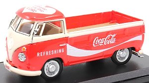 1962 フォルクスワーゲン タイプ2 (T1) ピックアップ `コカ・コーラ` レッド/ホワイト (ミニカー)