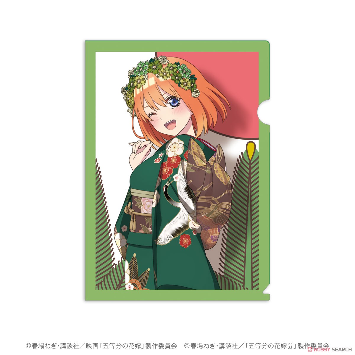 五等分の花嫁 花札柄クリアファイル 四葉 (キャラクターグッズ) 商品画像1