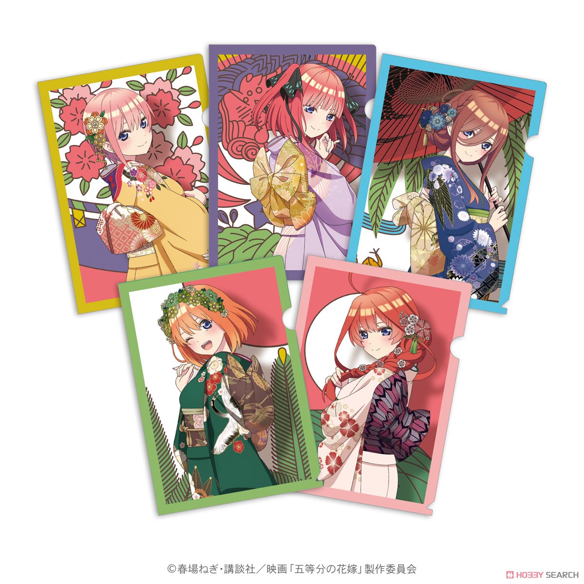 五等分の花嫁 花札柄クリアファイル 四葉 (キャラクターグッズ) その他の画像1