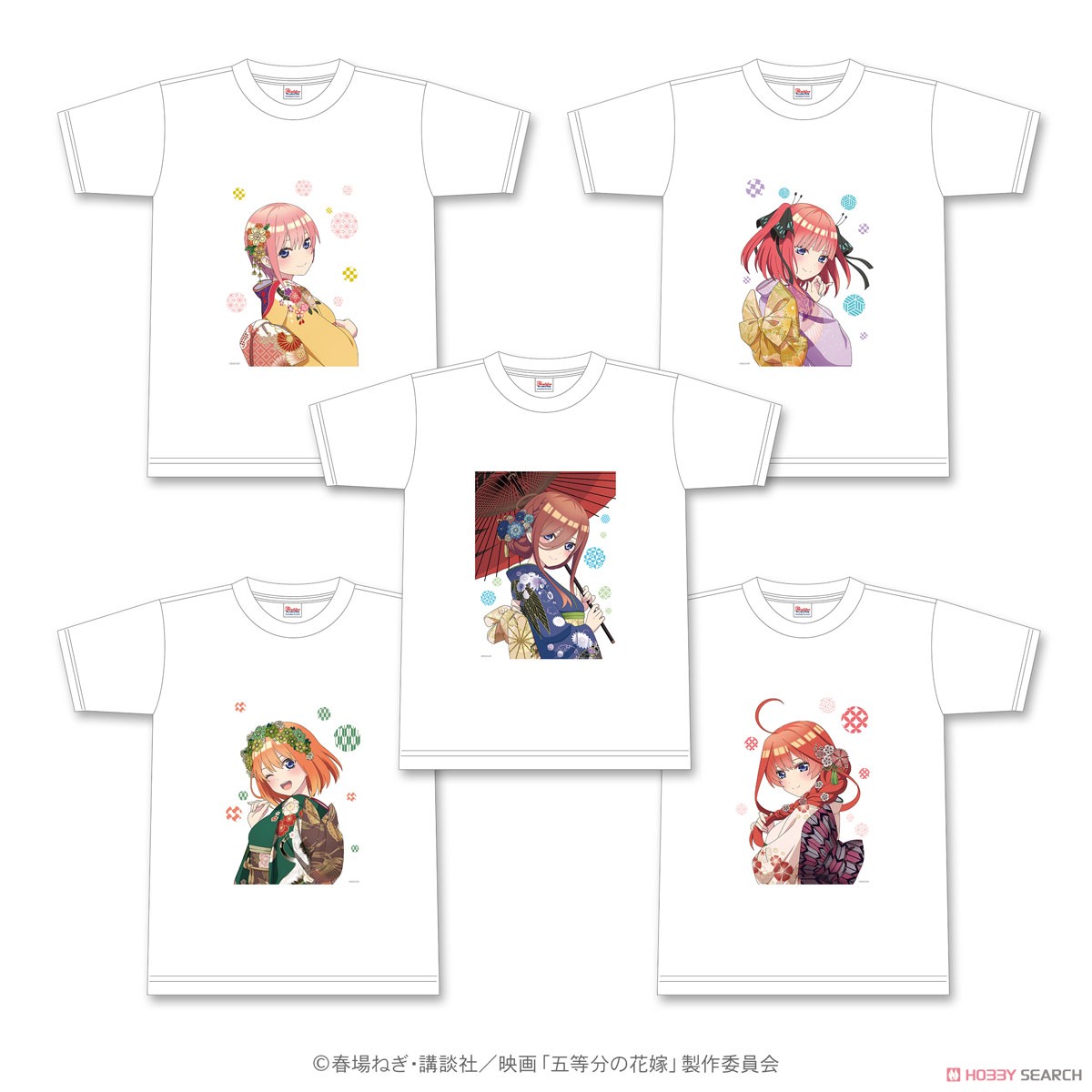 The Quintessential Quintuplets Hanafuda Pattern T-Shirt Miku L Size (Anime Toy) その他の画像1