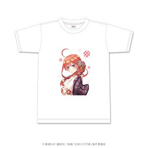 The Quintessential Quintuplets Hanafuda Pattern T-Shirt Itsuki L Size (Anime Toy)