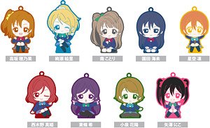 ラブライブ！ おすわりラバースタンド (9個セット) (キャラクターグッズ)