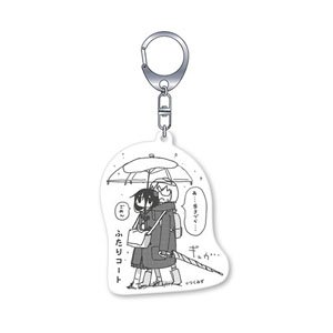 Shimeji Simulation Couple Coat Acrylic Key Ring (Anime Toy)