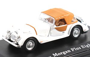 モーガン プラス 8 ソフトトップ (ホワイト) (ミニカー)