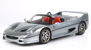 Ferrari F50 Coupe 1995 Spider Version Titanium Grey 740 (with Case) (Diecast Car)