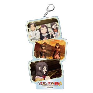 KonoSuba: An Explosion on This Wonderful World! Acrylic Key Ring Big Assembly A (Anime Toy)
