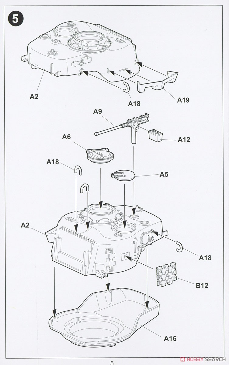 Cute Tank Series: U.S. Army M26 Pershing (Plastic model) Assembly guide3