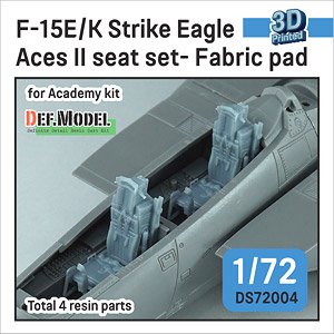 F-15E/K Strike Eagle Aces II Seat Set- Fabric Pad (for Academy / Hasegawa) (Plastic model)