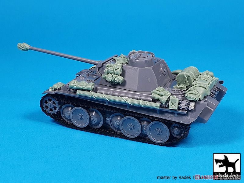 ドイツ V号戦車 パンターG型用 アクセサリーセット (ハセガワ用) (プラモデル) その他の画像4