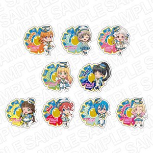 Love Live! Superstar!! Acrylic Badge White Day Ver. (Set of 9) (Anime Toy)