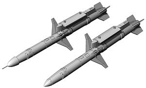 AGM-88 HARM 対レーダー ミサイル (2本入り) (プラモデル)