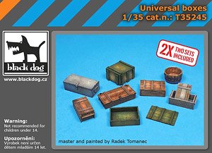 Universal Boxes WWII Accessories Set (Plastic model)