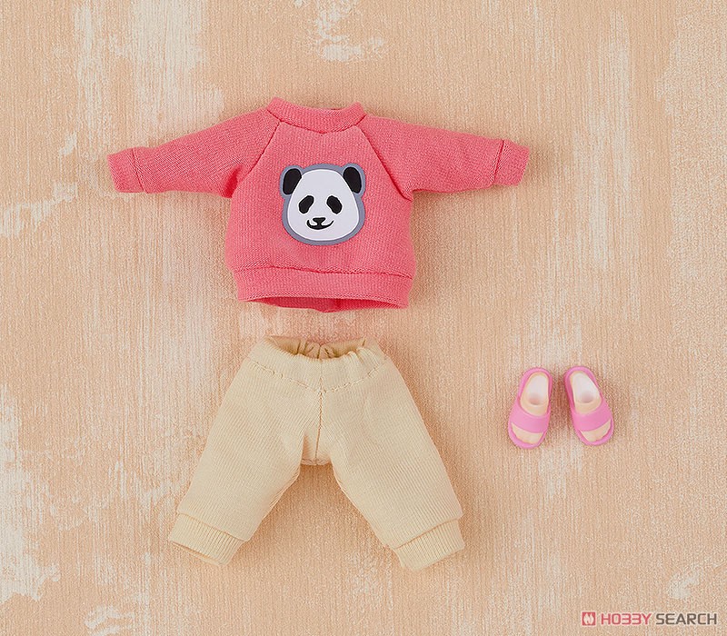 Nendoroid Doll Outfit Set: Sweatshirt and Sweatpants (Pink) (PVC Figure) 商品画像1