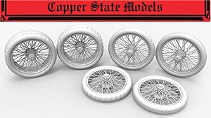 ミネルヴァ装甲車 スポークホイール (プラモデル)